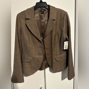 NWT Brown H&M size 12 blazer